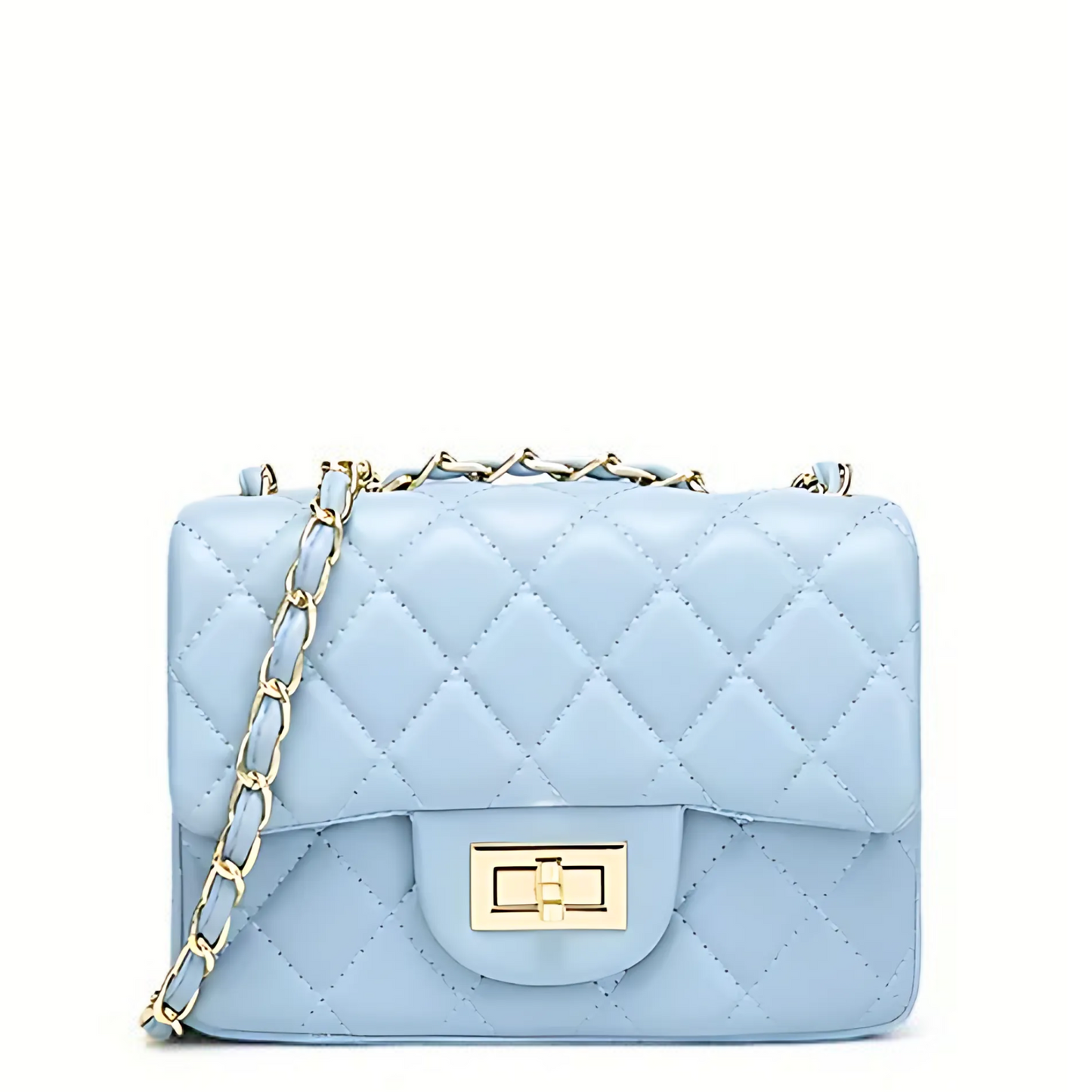 תיק צד עם רצועת שרשרת - Noir