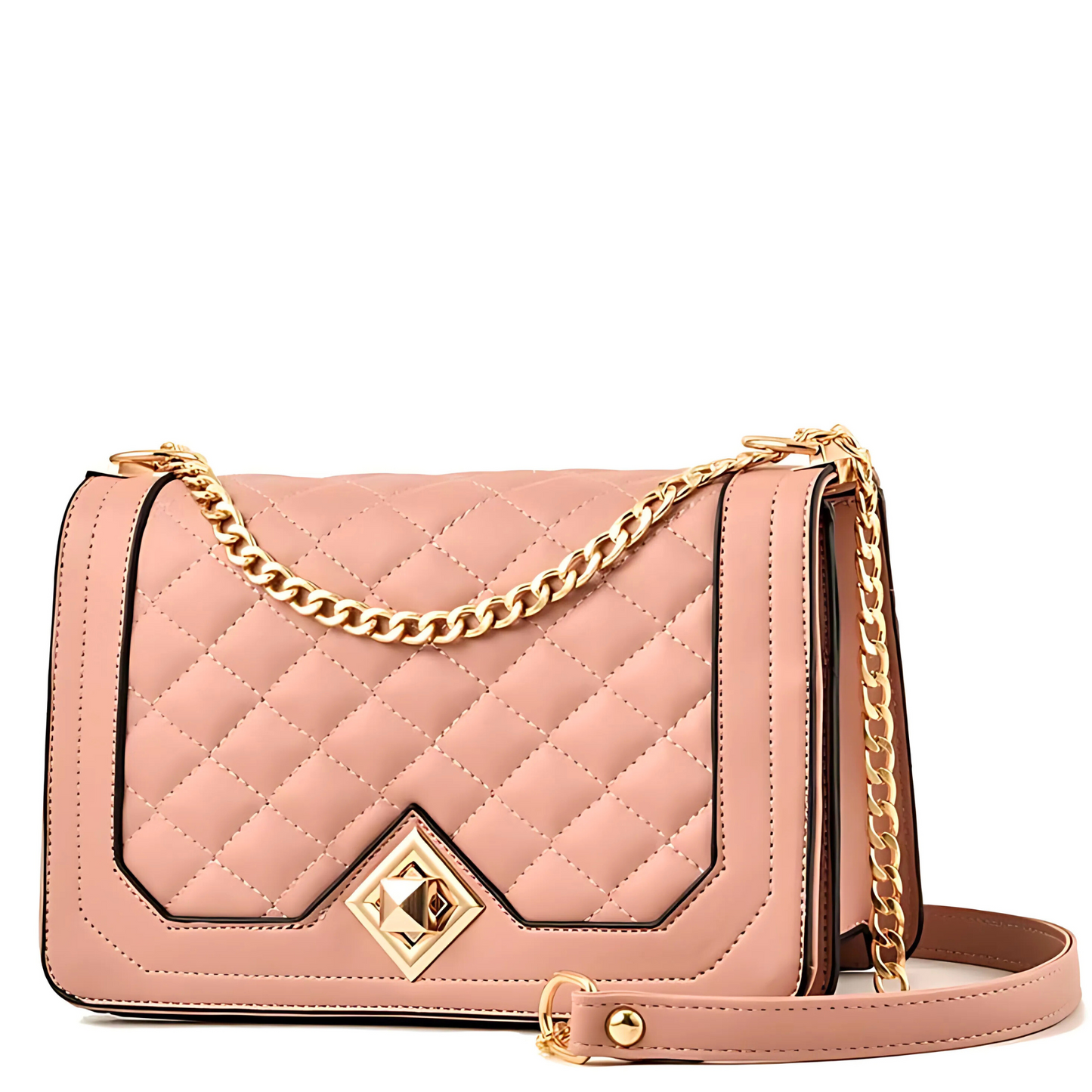 תיק צד עם רצועת שרשרת - AMBER