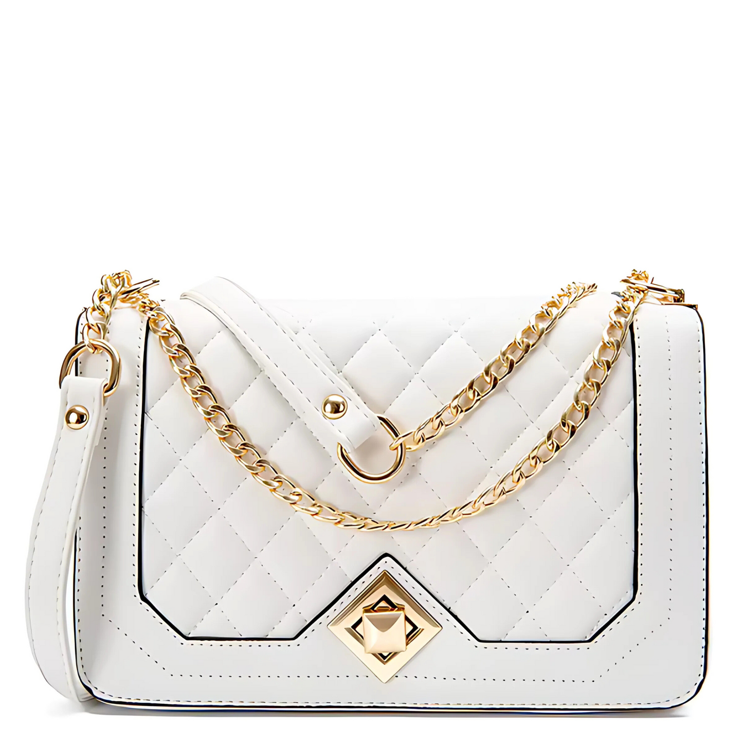 תיק צד עם רצועת שרשרת - AMBER