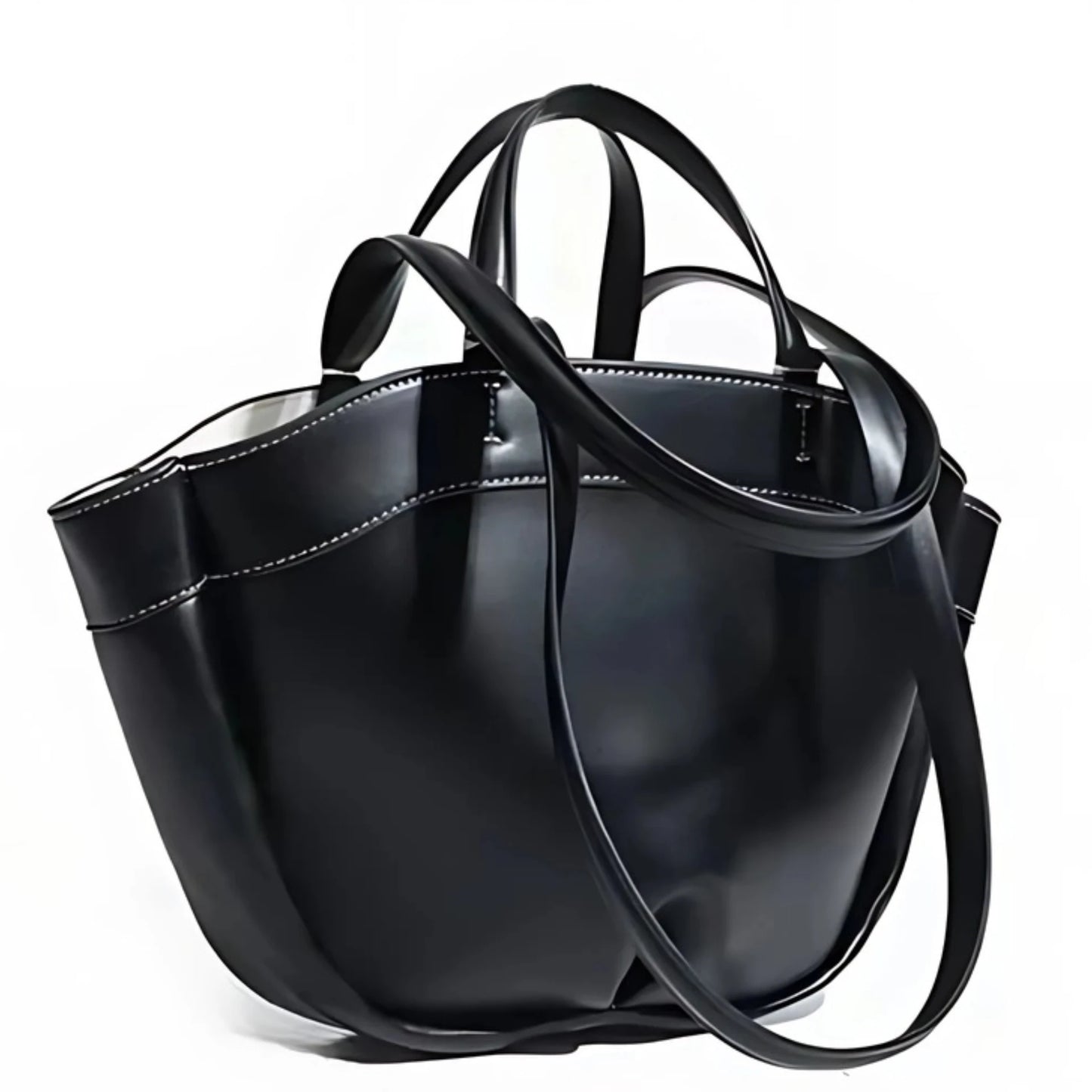 תיק כתף במראה עור - Solène