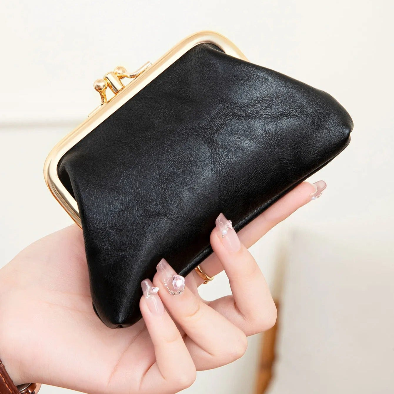 violet - ארנק במראה עור