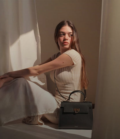 תיק צד/נשיאה מעור - RYLEE VIOLET