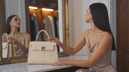 תיק צד/נשיאה מעור - RYLEE VIOLET